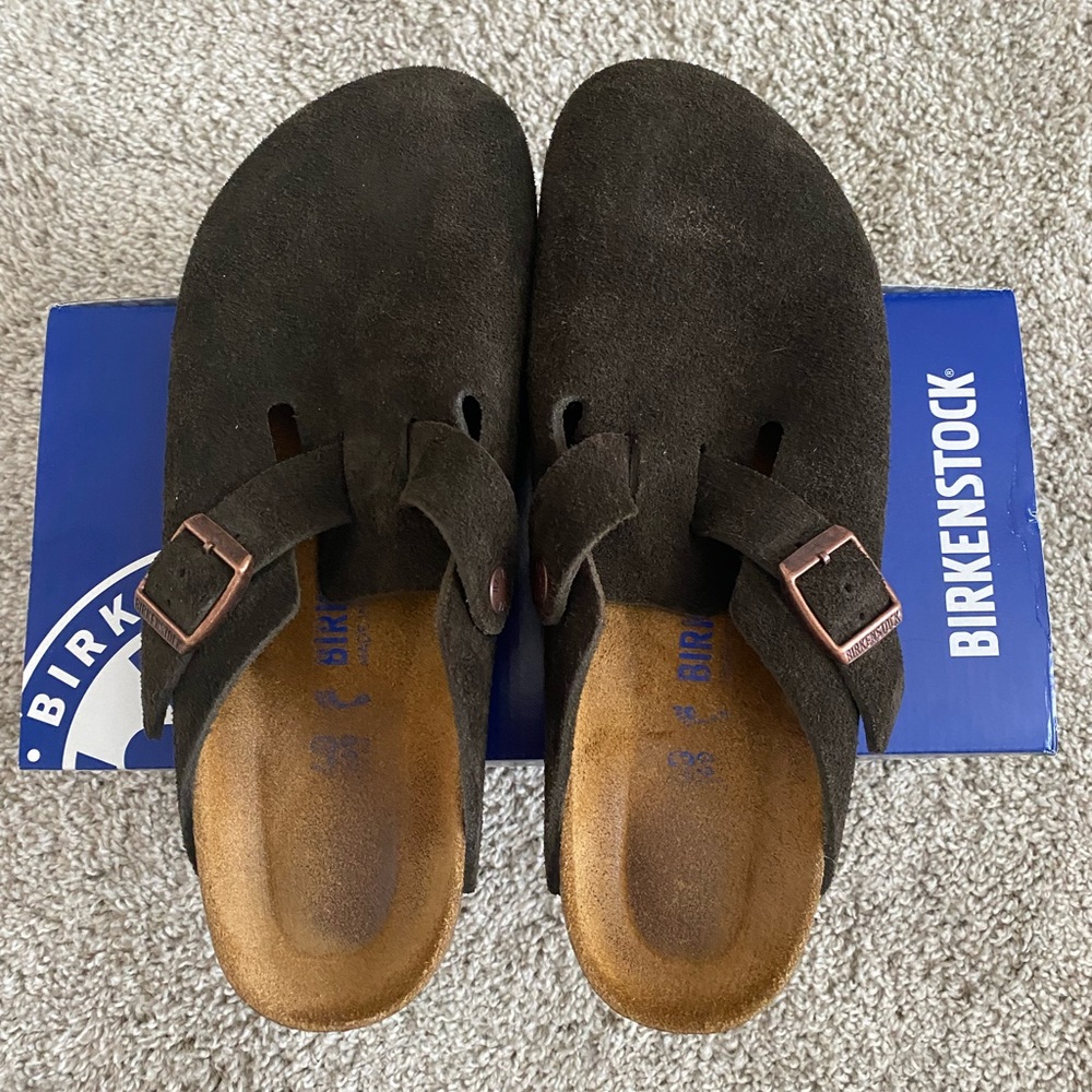 Birkenstock Boston suede mocha